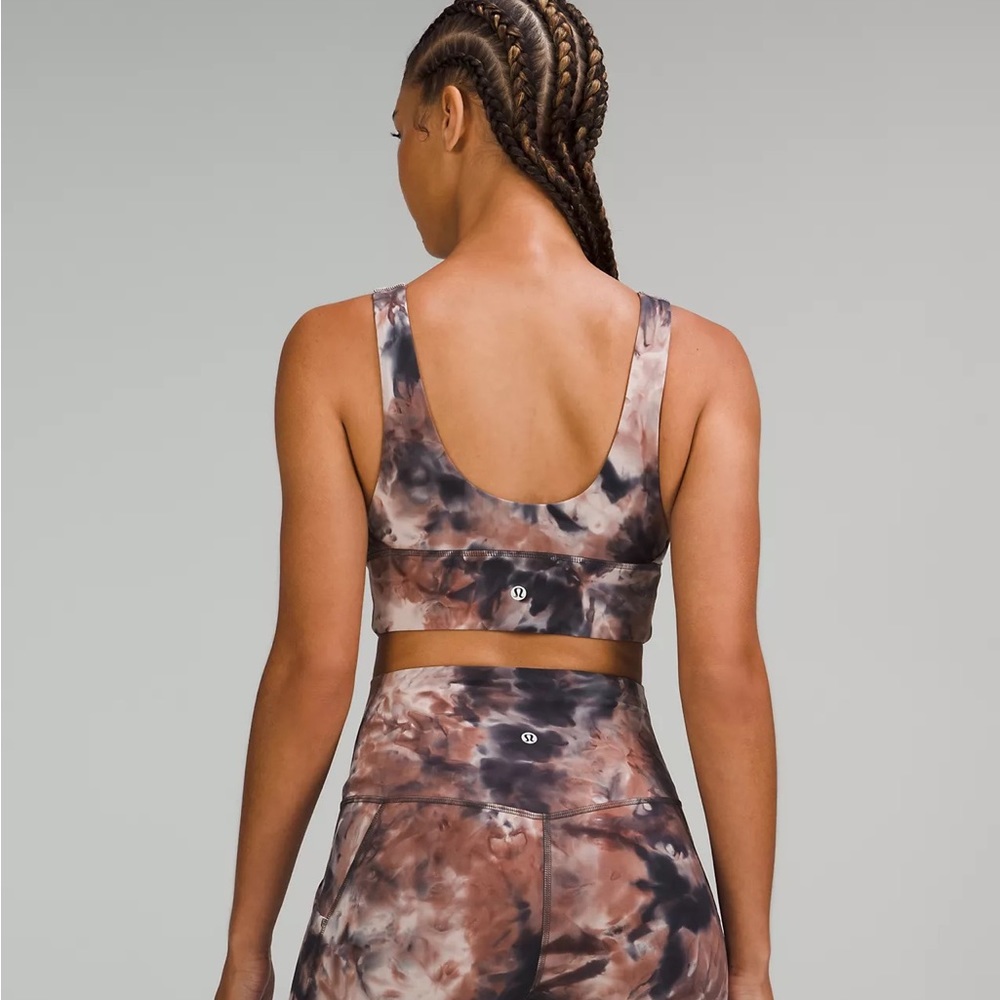 NWT Lululemon Align Bra Light Support C/D cup Diamond Dye Smoky Topaz Grey 4 - Picture 2 of 4